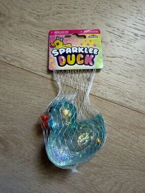 NEW Viral Sparklee Duck Blue Glitter